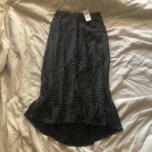Abercrombie & Fitch Satin Midi Skirt